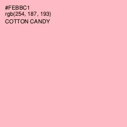 #FEBBC1 - Cotton Candy Color Image